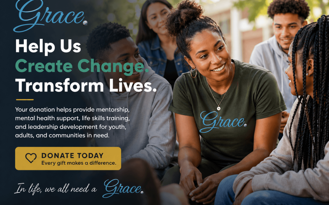 Donate to Grace Period nonprofit supporting youth mentorship, healing programs, mental health support, and community empowerment